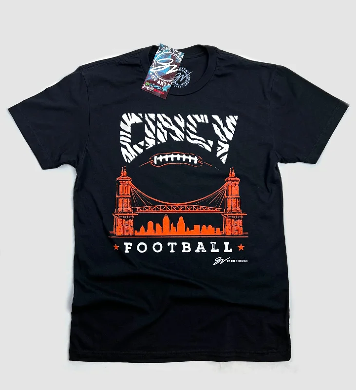 Cincinnati Football Bridge T shirt