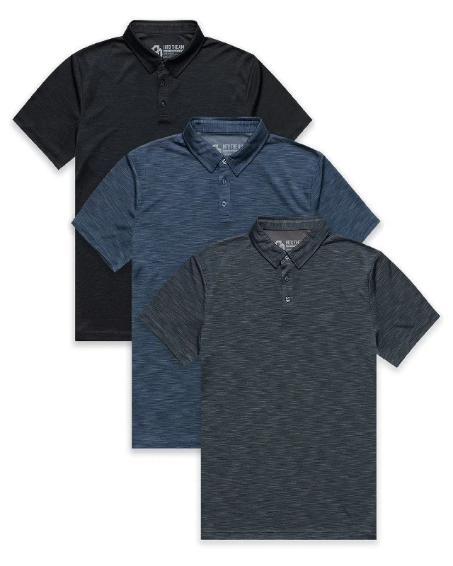 Custom 3 Pack Performance Polo - Non-Branded