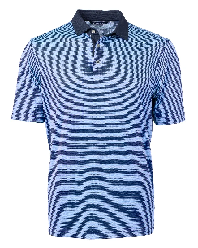 Cutter & Buck Virtue Eco Pique Micro Stripe Recycled Polo