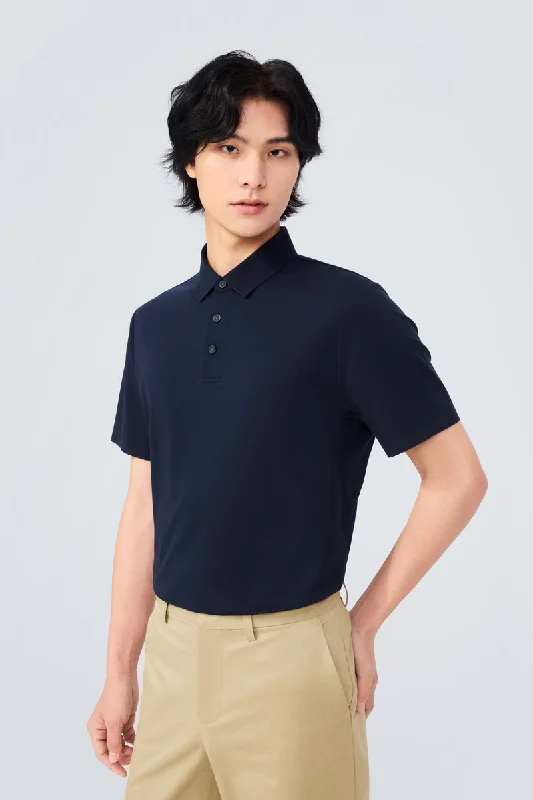 InstantCool Jersey Polo | Navy NYE009