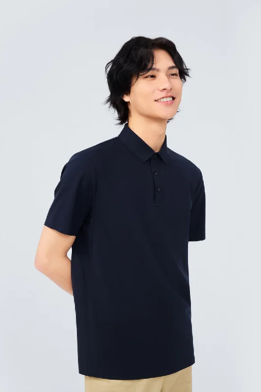 InstantCool Jersey Polo | Navy NYE009