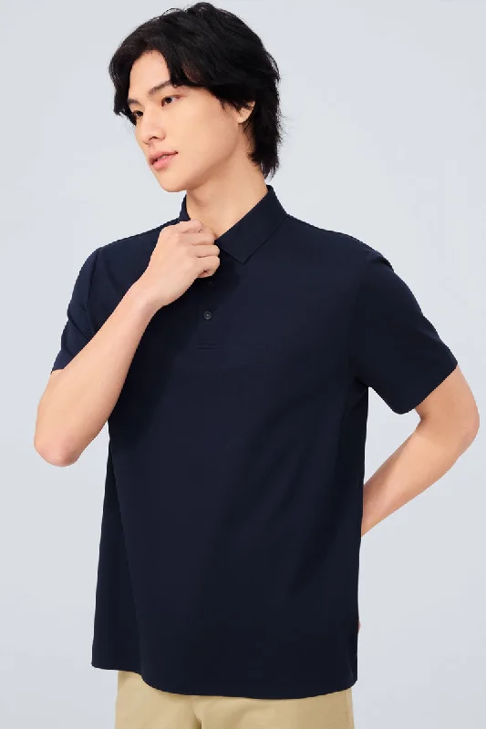 InstantCool Jersey Polo | Navy NYE009