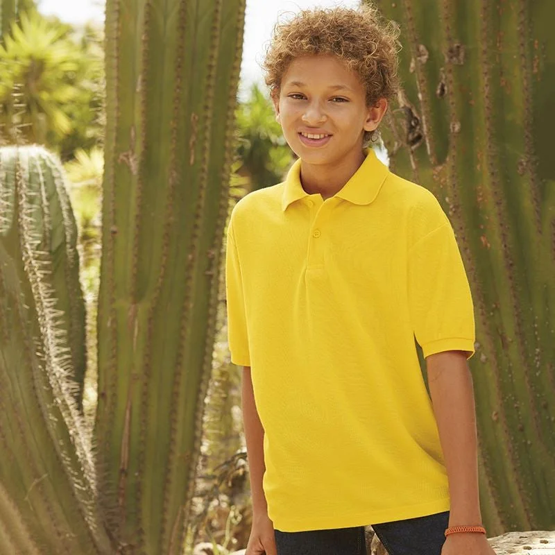 Kids 65/35 Polo | BLACK