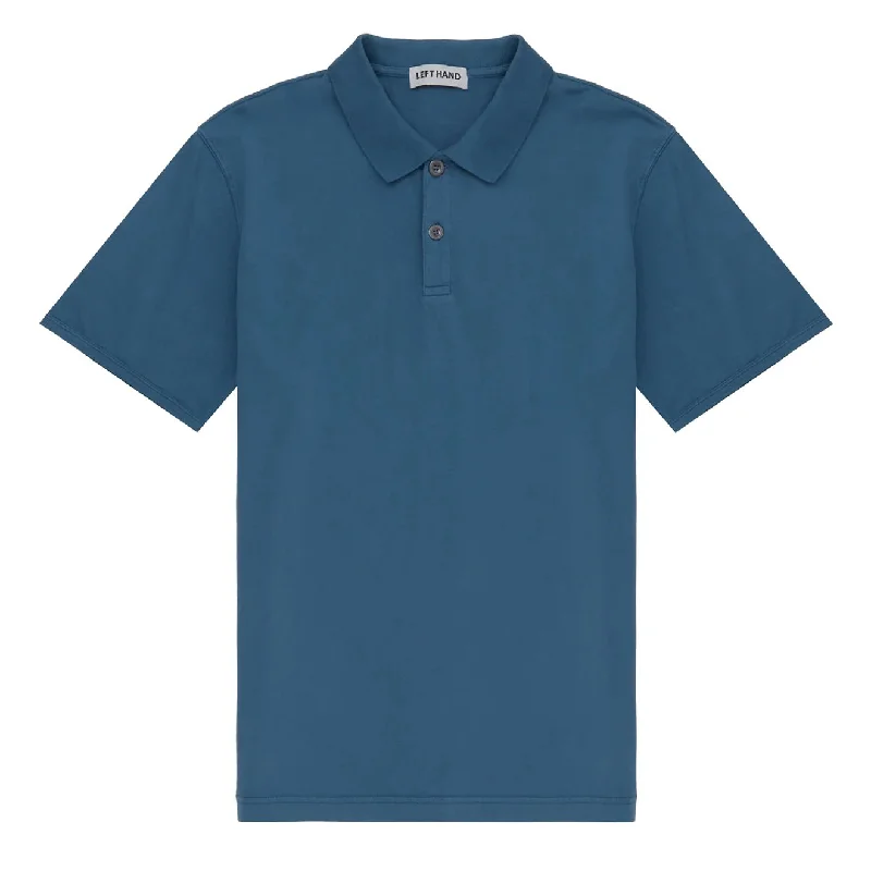 Left Hand Polo Shirt Mid Blue