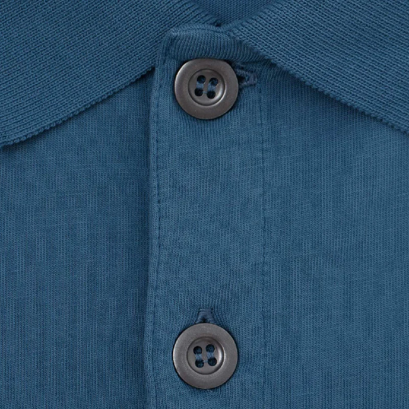 Left Hand Polo Shirt Mid Blue