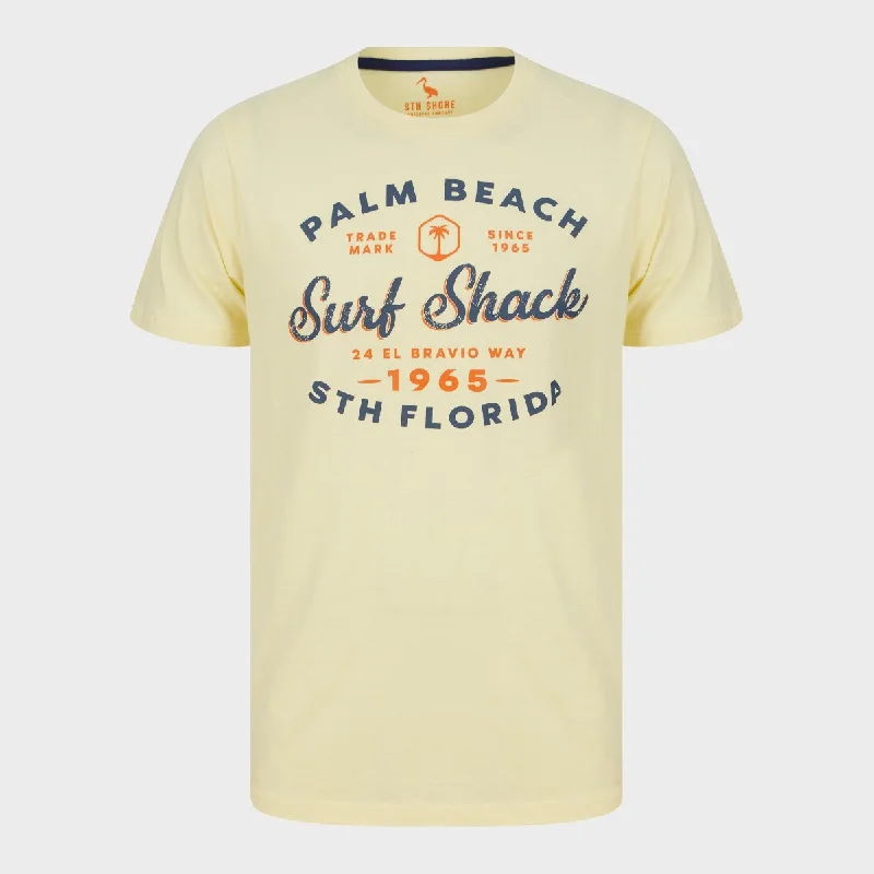 Men`s Yellow Palm Beach T-Shirt