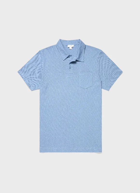 Men's Riviera Polo Shirt in Cornflower