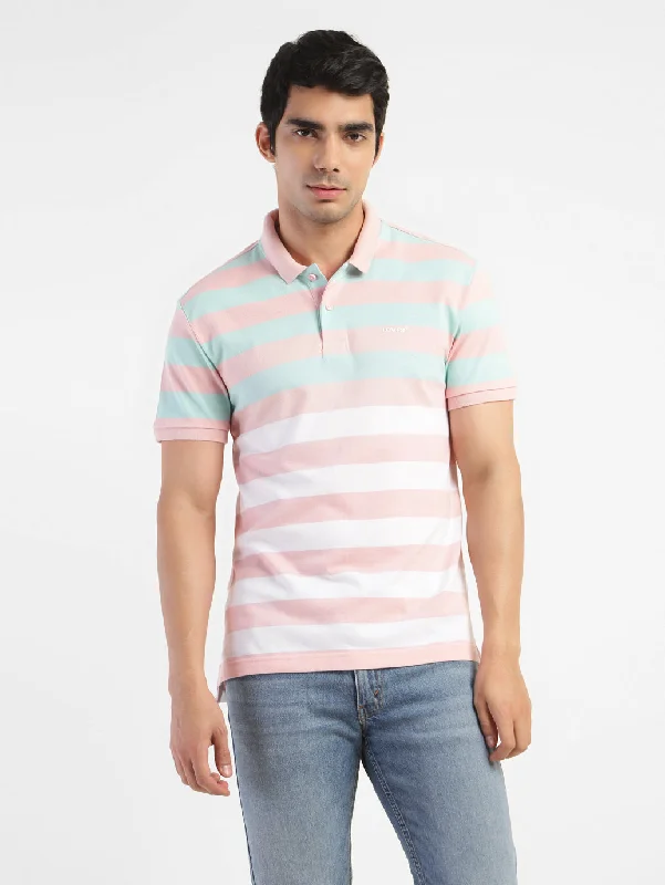 Men's Colorblock Polo T-shirt