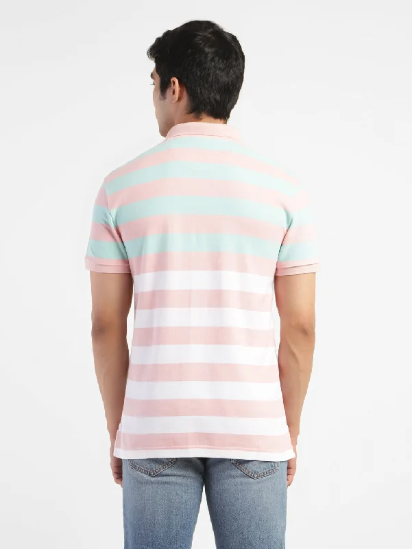 Men's Colorblock Polo T-shirt