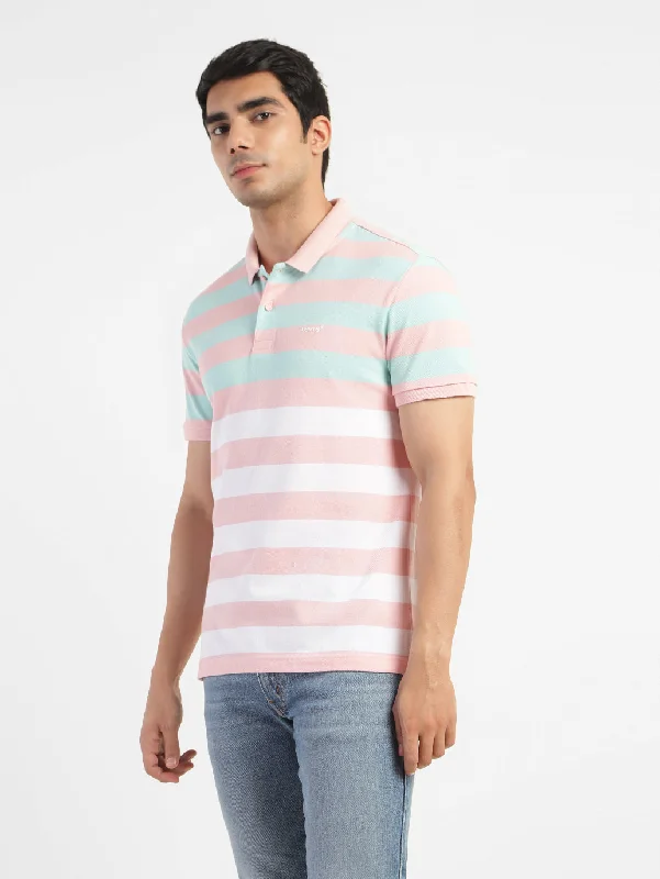 Men's Colorblock Polo T-shirt