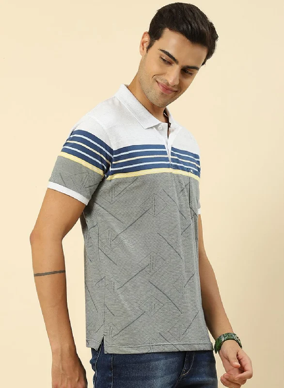 Men Olive Printed T-Shirt