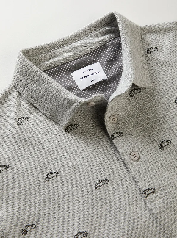 Morris Polo - Grey Marl