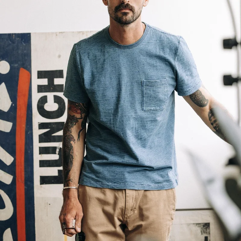 The Organic Cotton Tee in Dyed Indigo