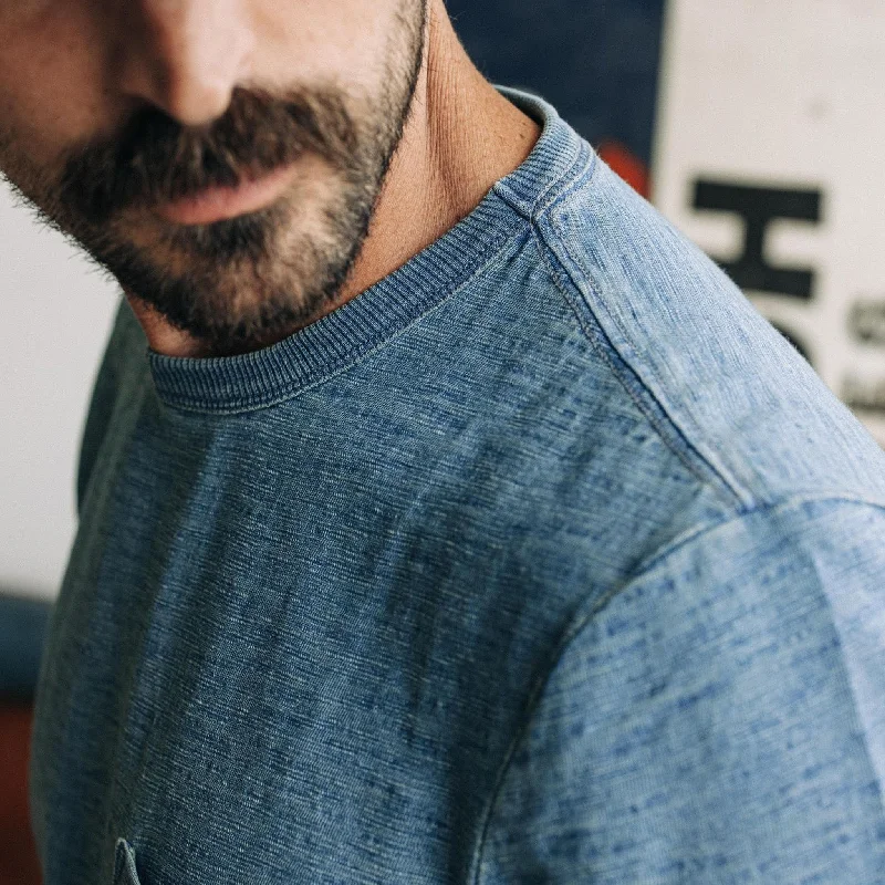 The Organic Cotton Tee in Dyed Indigo