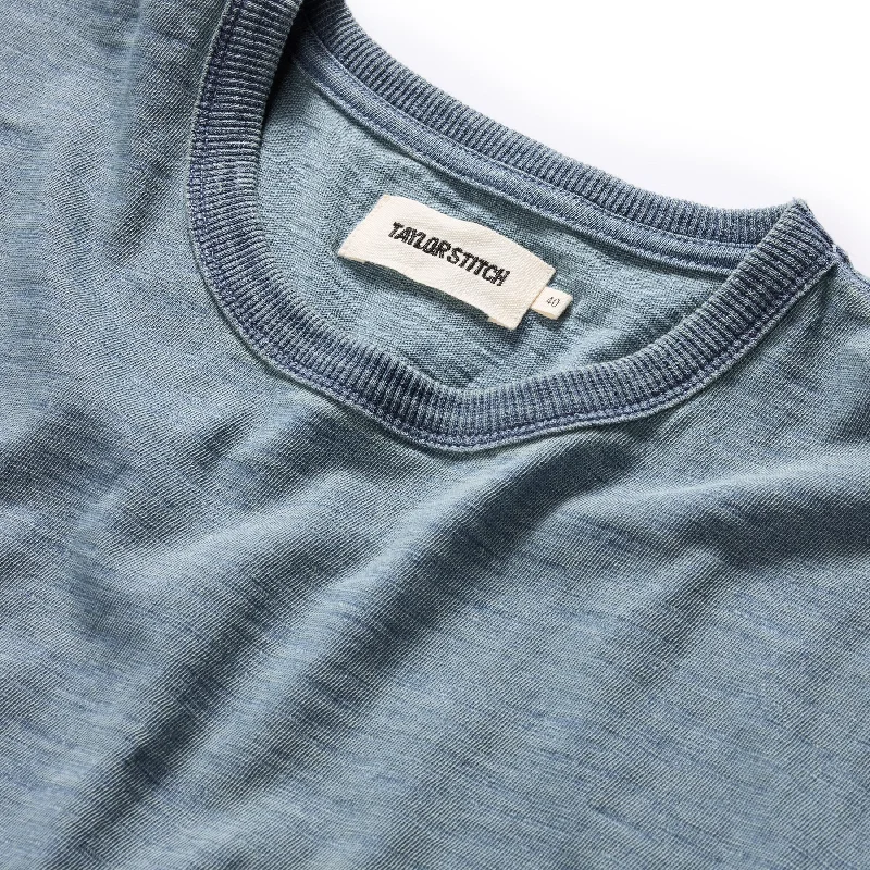 The Organic Cotton Tee in Dyed Indigo