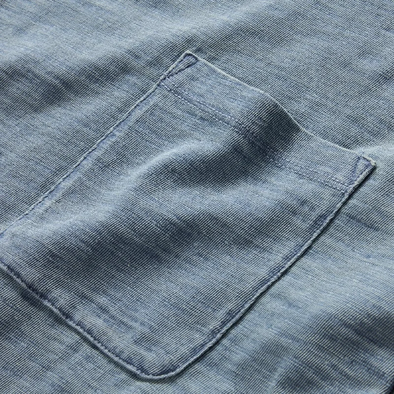 The Organic Cotton Tee in Dyed Indigo