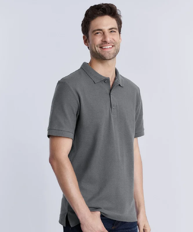 Premium Cotton Double Pique Sport Shirt | BLACK