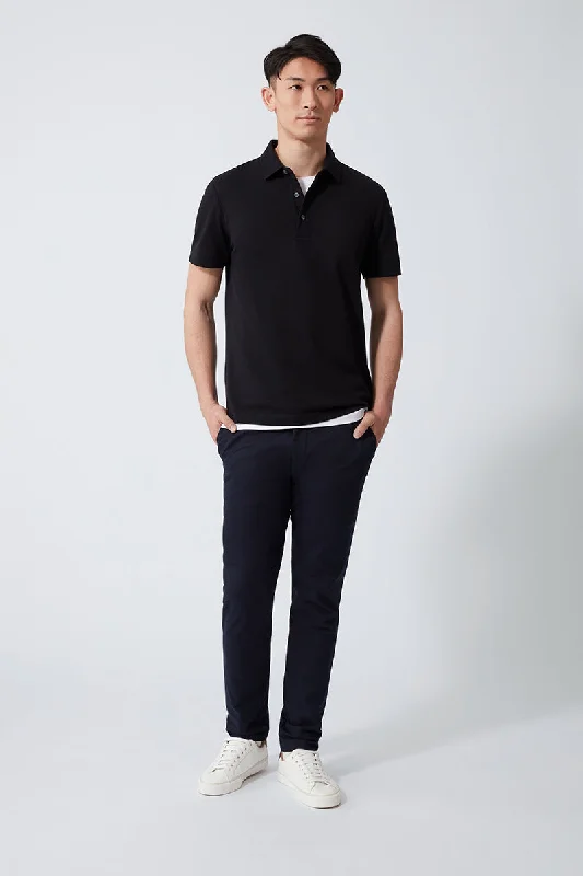 Regal Pique Polo | Black BKFD01