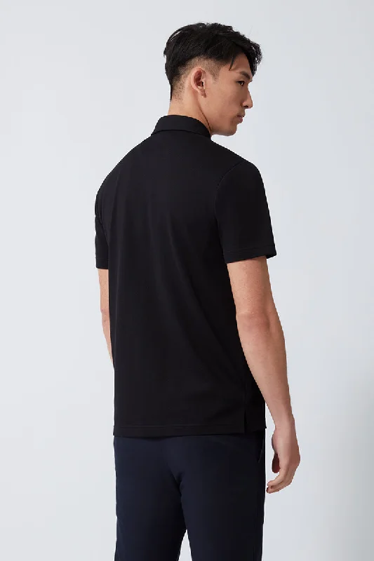 Regal Pique Polo | Black BKFD01