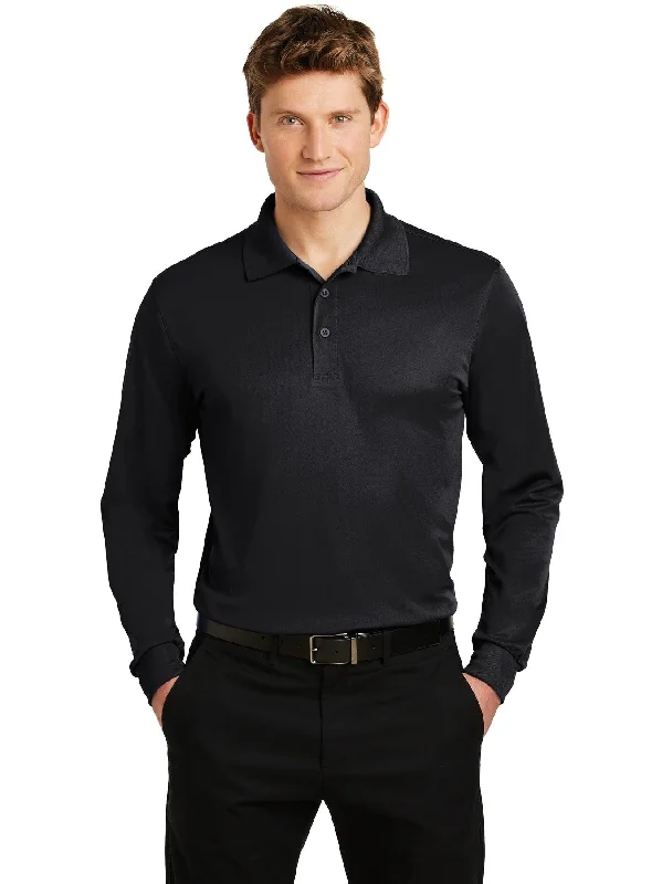 Sport-Tek Long Sleeve Micropique Sport-Wick Polo