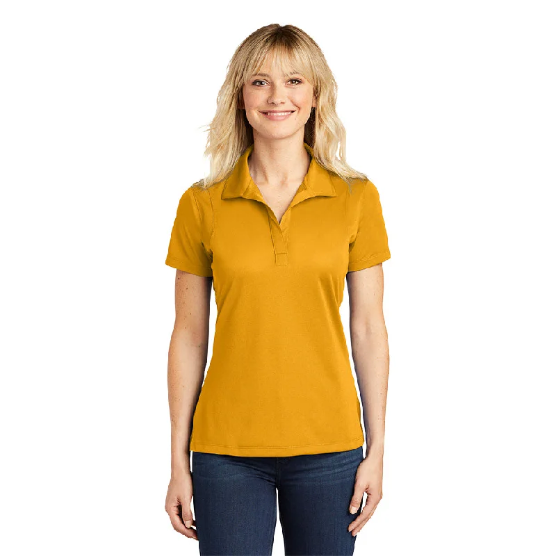 Sport-Tek LST650 Ladies Micropique Sport-Wick Polo - Gold