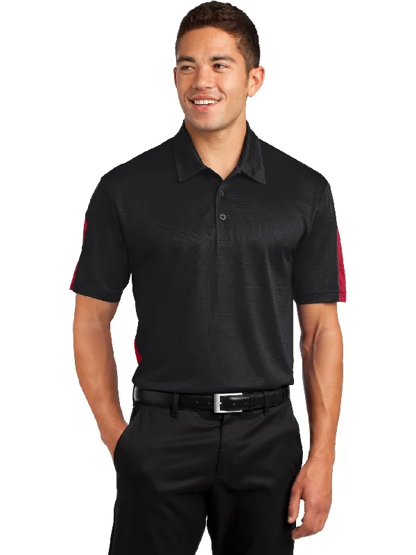 Sport-Tek PosiCharge Active Textured Colorblock Polo