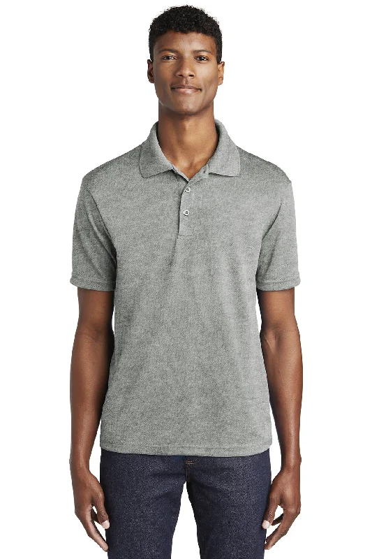 Sport-Tek ST640 PosiCharge RacerMesh Polo - Grey Heather