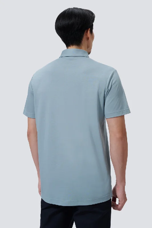 Supreme Cotton-Silk Pique Polo | Green GYE112