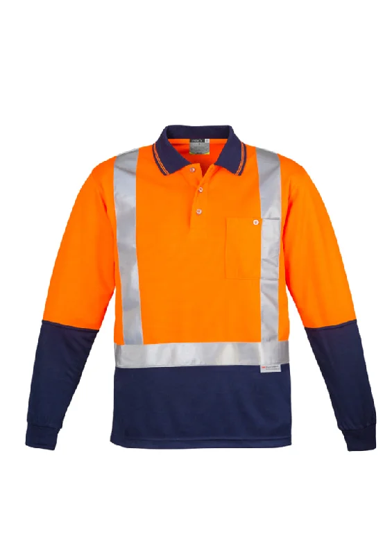 SYZMIK - ZH234 Hi Vis Shoulder Taped Spliced L/S Polo