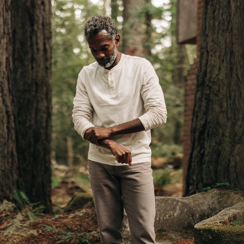 The Heavy Bag Henley in Natural