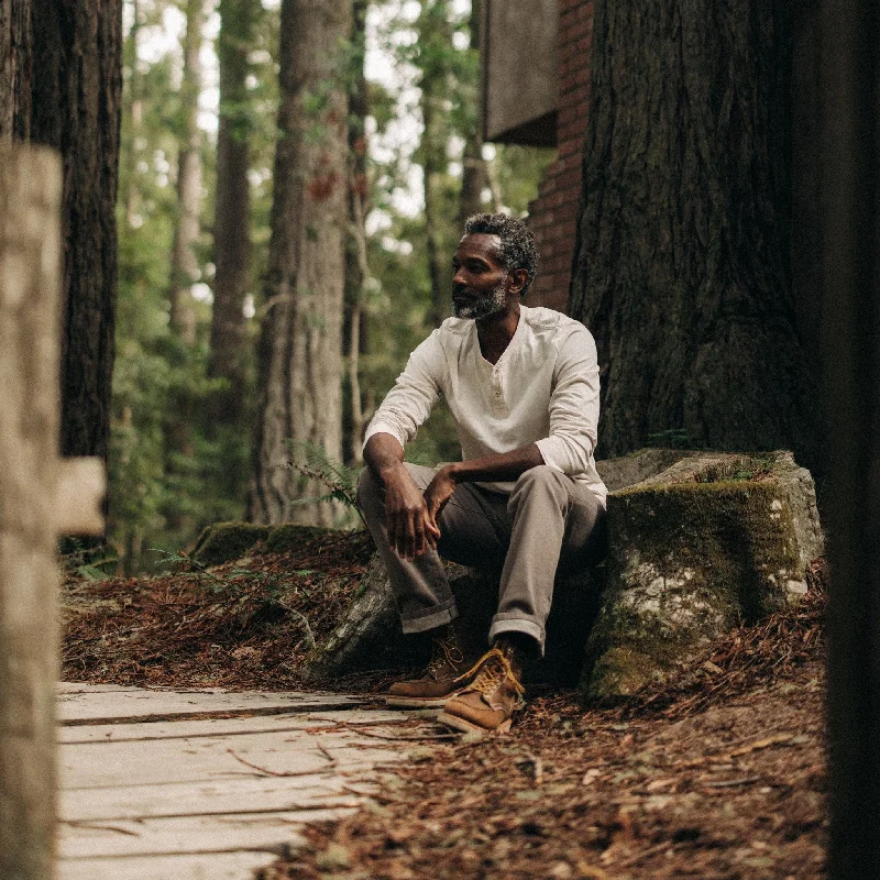 The Heavy Bag Henley in Natural