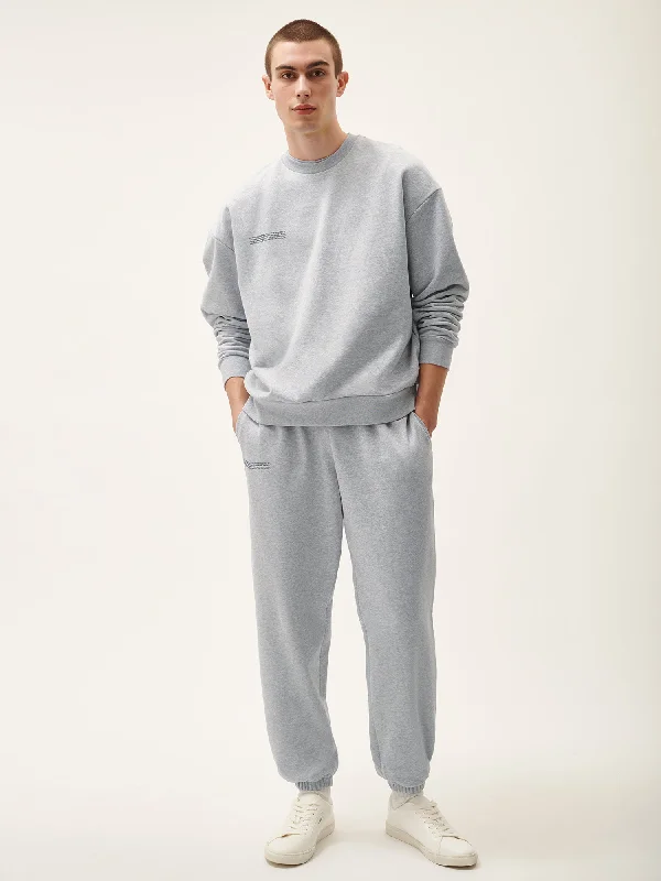 365 Midweight Track Pants—grey marl