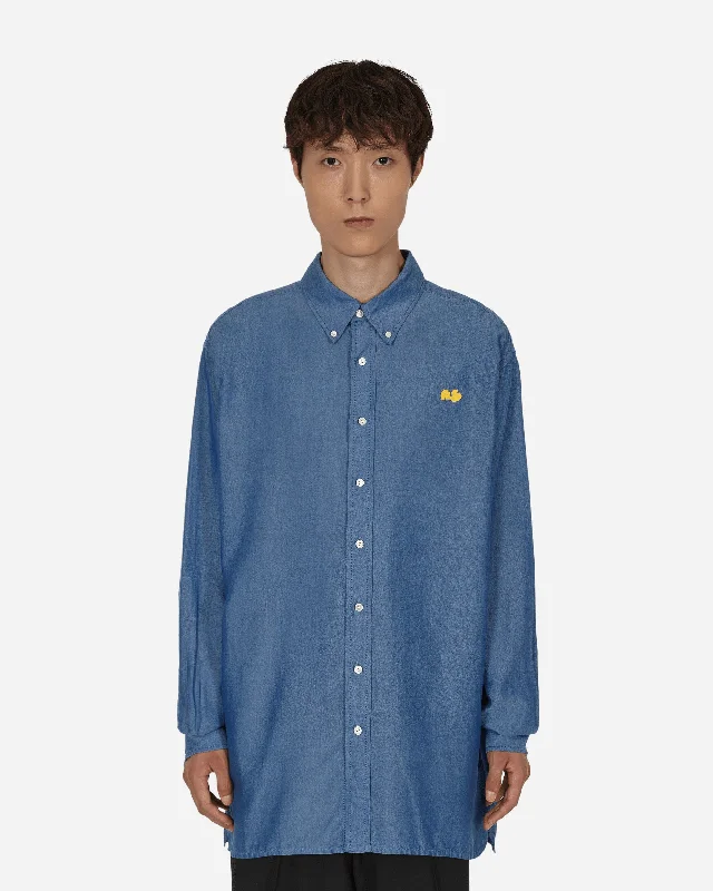 Button-Up Longsleeve Shirt Blue