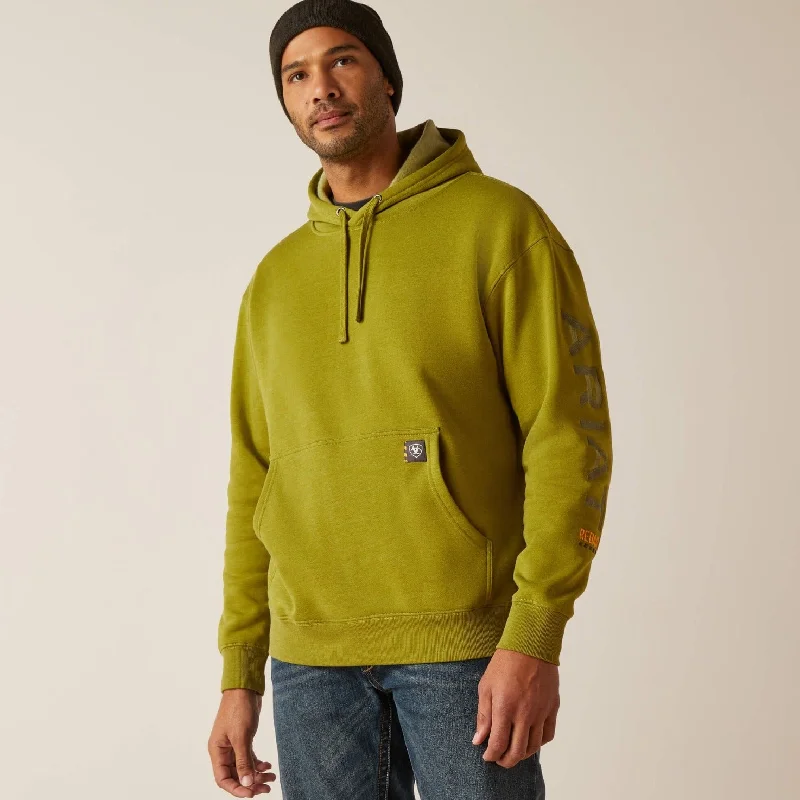 Ariat Men's Rebar Graphic Sleeve Hooded Sweatshirt