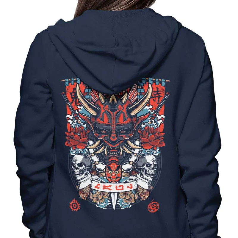 Zip Up Hoodie / Navy / S