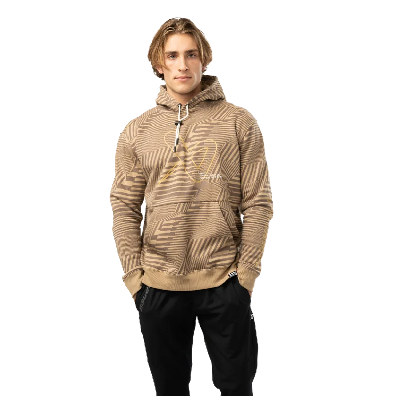 BAUER PRINTED FLEECE HOODIE SENIOR