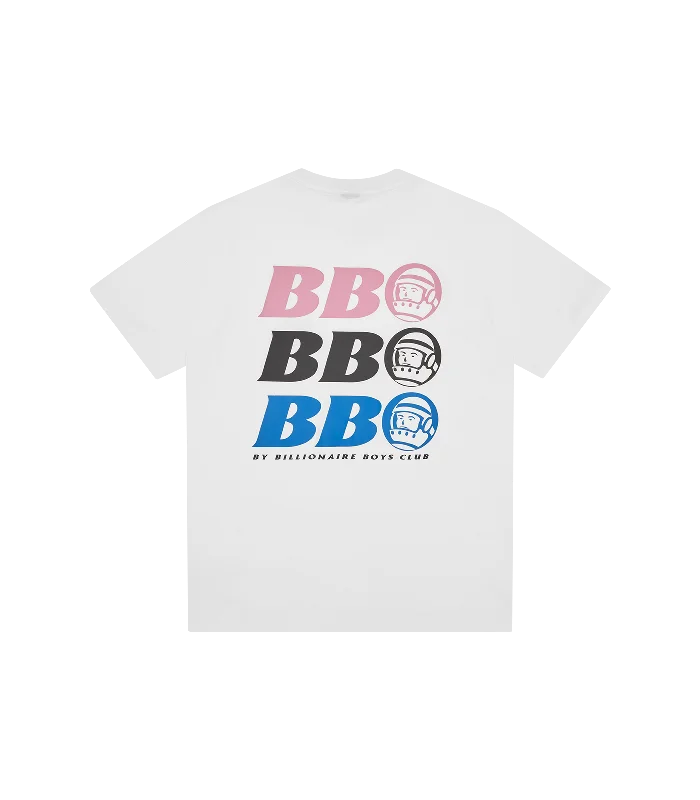 BB ASTRO REPEAT LOGO T-SHIRT - WHITE