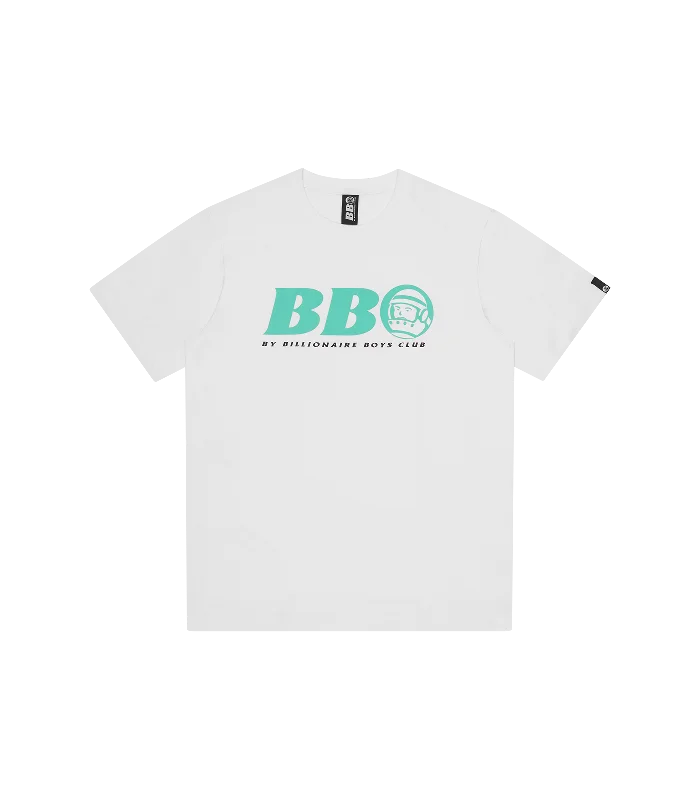 BB ASTRO T-SHIRT - WHITE/GREEN LOGO