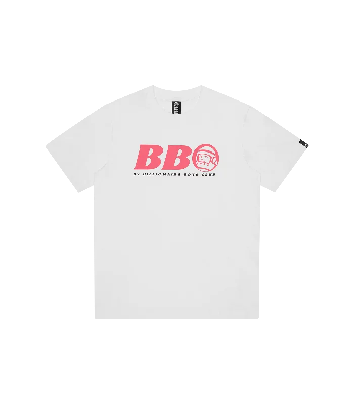 BB ASTRO T-SHIRT - WHITE/PINK LOGO