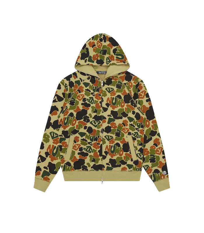 BBC X NUWO ZIP THROUGH HOOD - CAMO