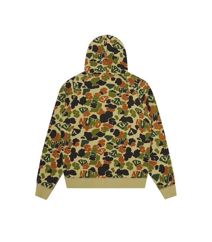 BBC X NUWO ZIP THROUGH HOOD - CAMO