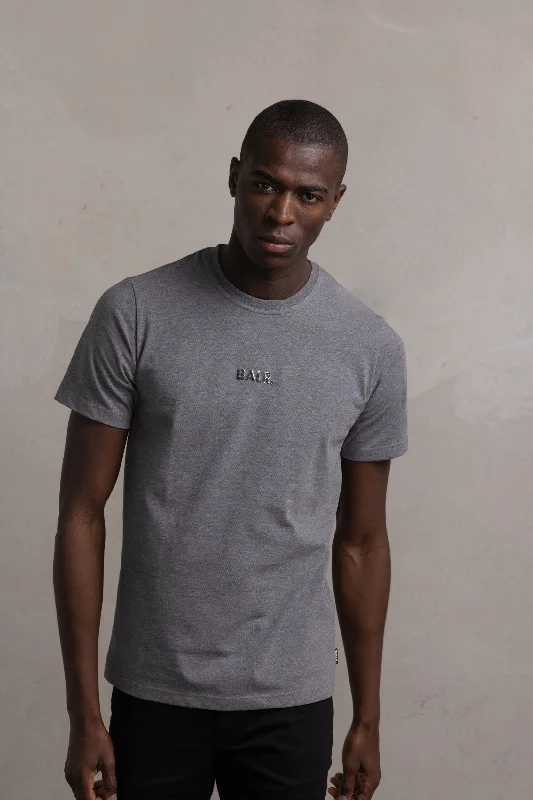 BL Classic Straight T-Shirt Men Dk Grey Heather