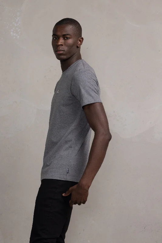 BL Classic Straight T-Shirt Men Dk Grey Heather