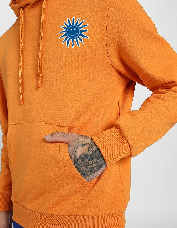 Brandy Bliss: Chic Orange Sun Men's Pullover