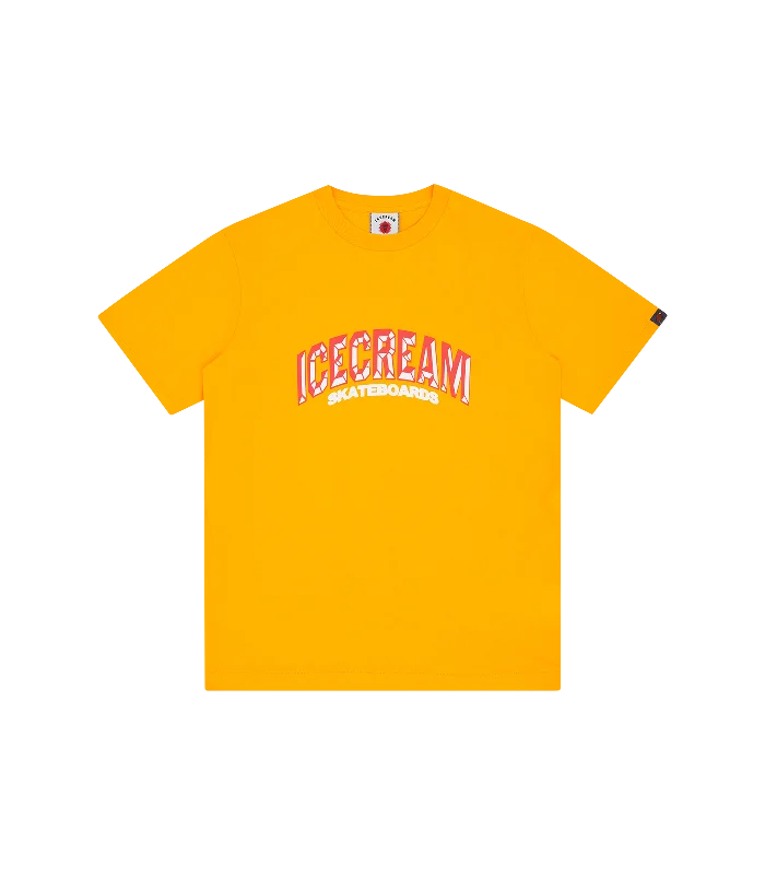 BRICK LOGO T-SHIRT - ORANGE