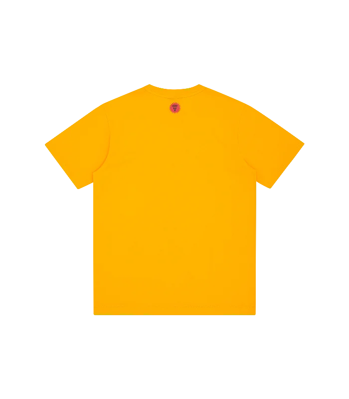 BRICK LOGO T-SHIRT - ORANGE