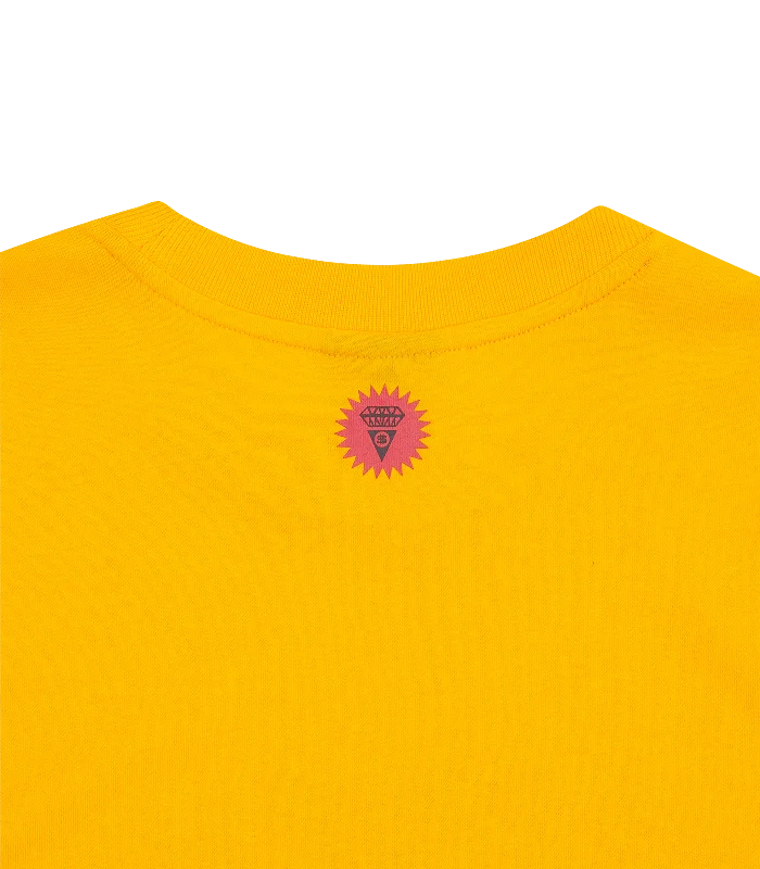 BRICK LOGO T-SHIRT - ORANGE