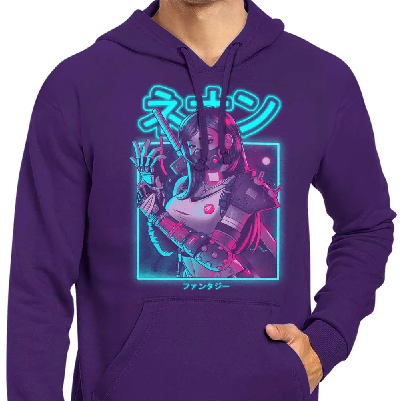 Pullover Hoodie / Purple / S