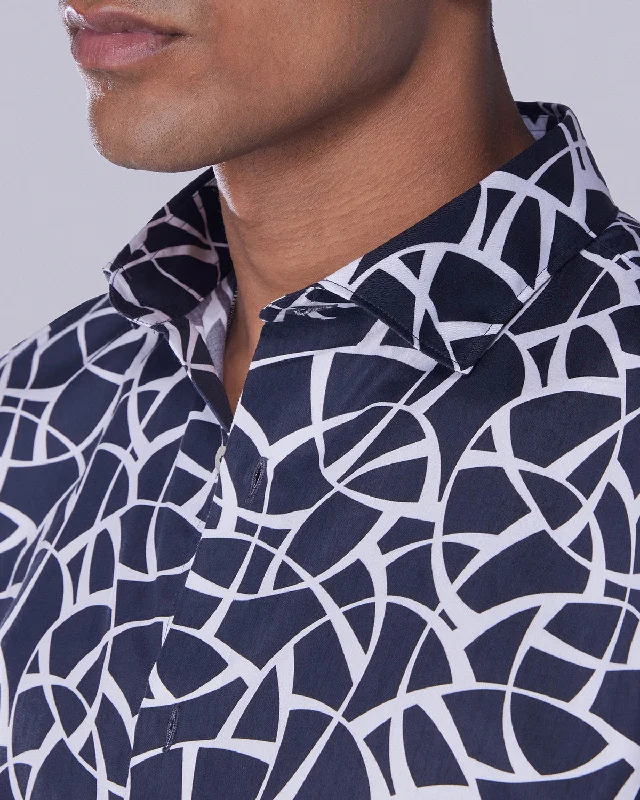 Black Abstract Printed Shirt