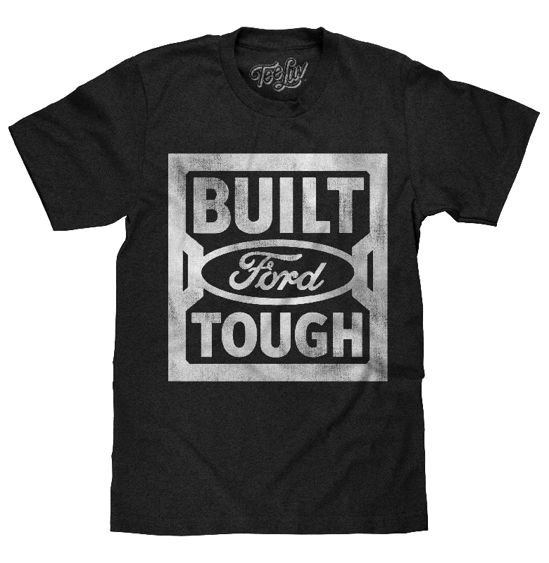 Built Ford Tough Steel Stamp Logo T-Shirt - Black